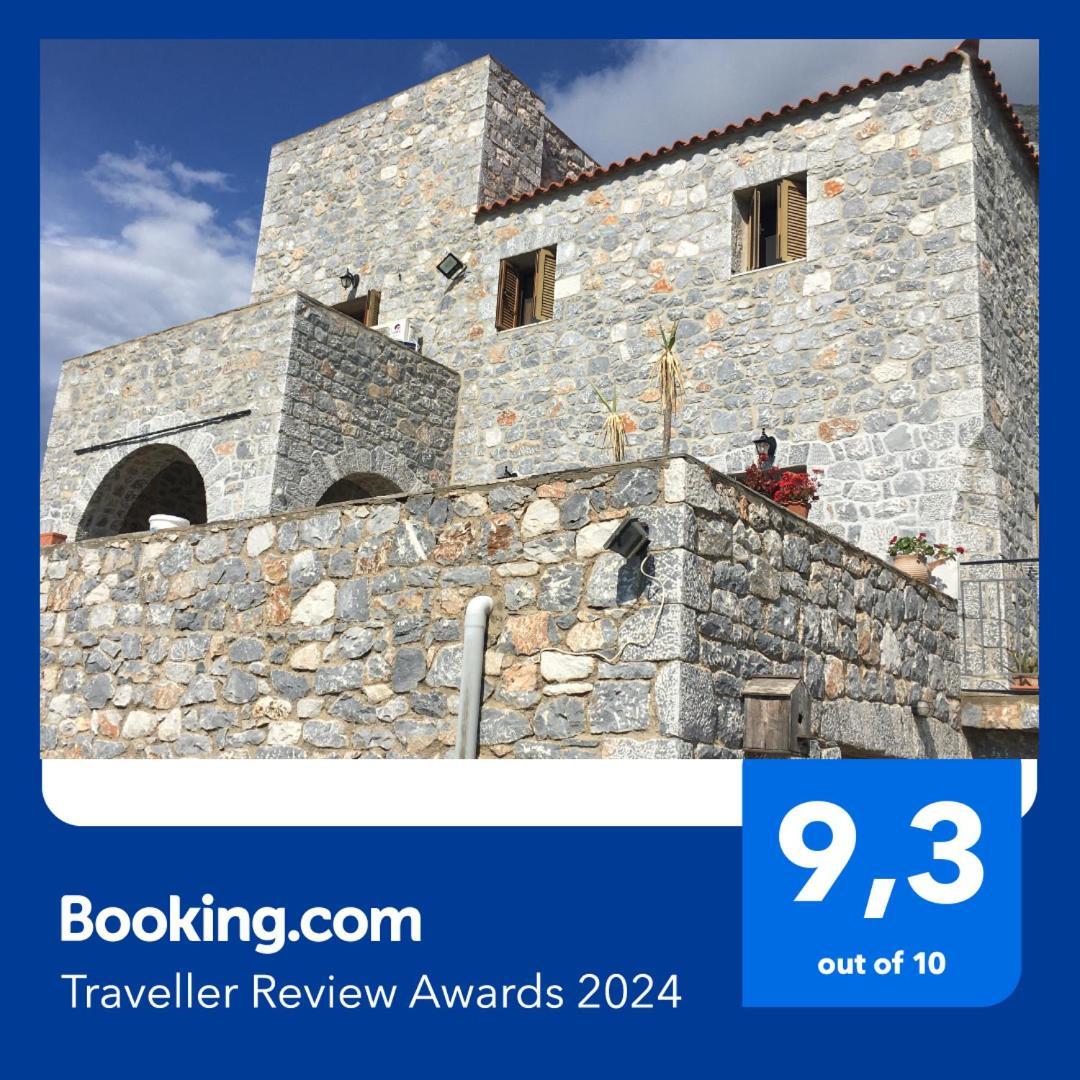 Πύργος Παραδοσιακός Με Μαγευτική Θέα - Villa Traditional Tower With Amazing Sea View Areopoli Eksteriør billede